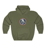 DISTRESSED USA BADGE HOODIE