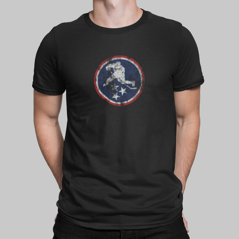 DISTRESSED USA BADGE