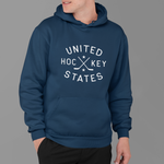 VINTAGE US HOCKEY PREMIUM HOODIE